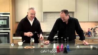 How to make a frappé coffee using an aerolatte milk frother [upl. by Ralf]