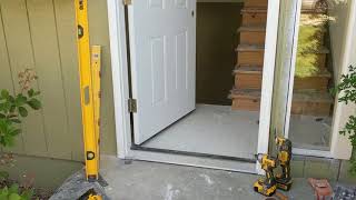 Jeld Wen Front Door Installation  Really crappy products and craftsmanship PART 1 [upl. by Clinton]