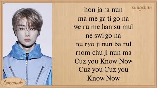 NCT U  Know Now Easy Lyrics [upl. by Sainana]