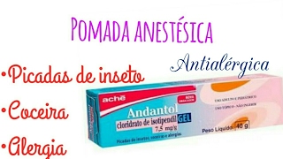 Resenha PomadaAndantol Gel [upl. by Nerin]