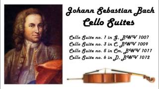 Johann Sebastian Bach  Cello suites in 432 Hz great for reading or studying [upl. by Baggett175]