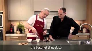 How to make a hot chocolate using an aerolatte milk frother [upl. by Dunson]