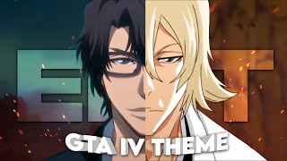 Aizen x Urahara  GTA IV Theme Edit [upl. by Adnohsor677]